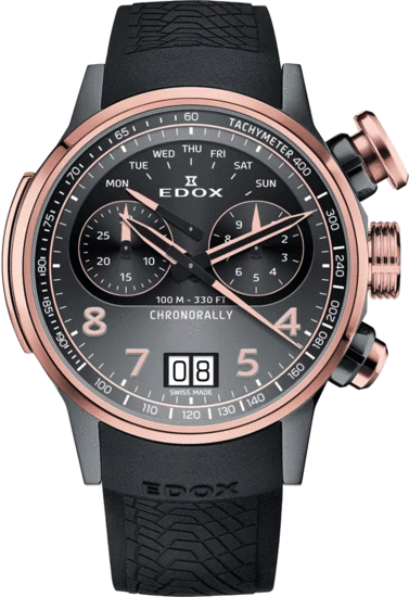 EDOX Chronorally Chronograph 45 38003 TINGR GNR