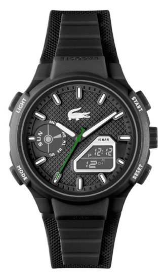 Lacoste LC33 Analog and Digital Silicone Watch 2011365