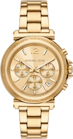 Michael Kors Oversized Maren Gold-Tone Watch MK7493