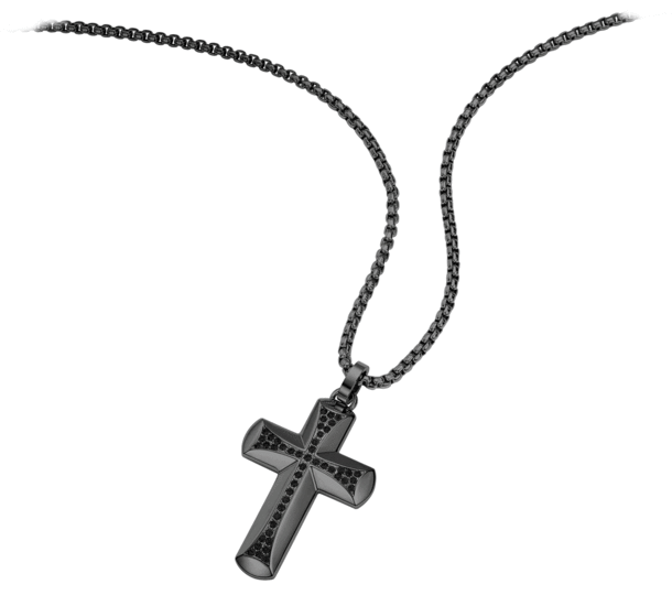 Crossroads Necklace By Police For Men PEAGN0037702