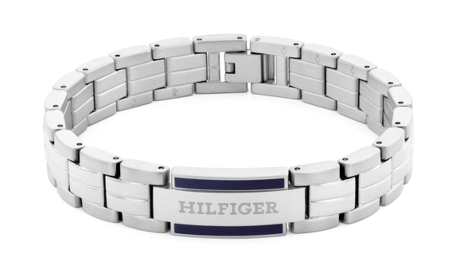 Tommy Hilfiger Stainless Steel Blue Enamel Bracelet 2790600