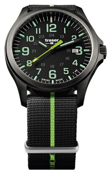 TRASER P67 Officer Pro GunMetal Black Lime 107426