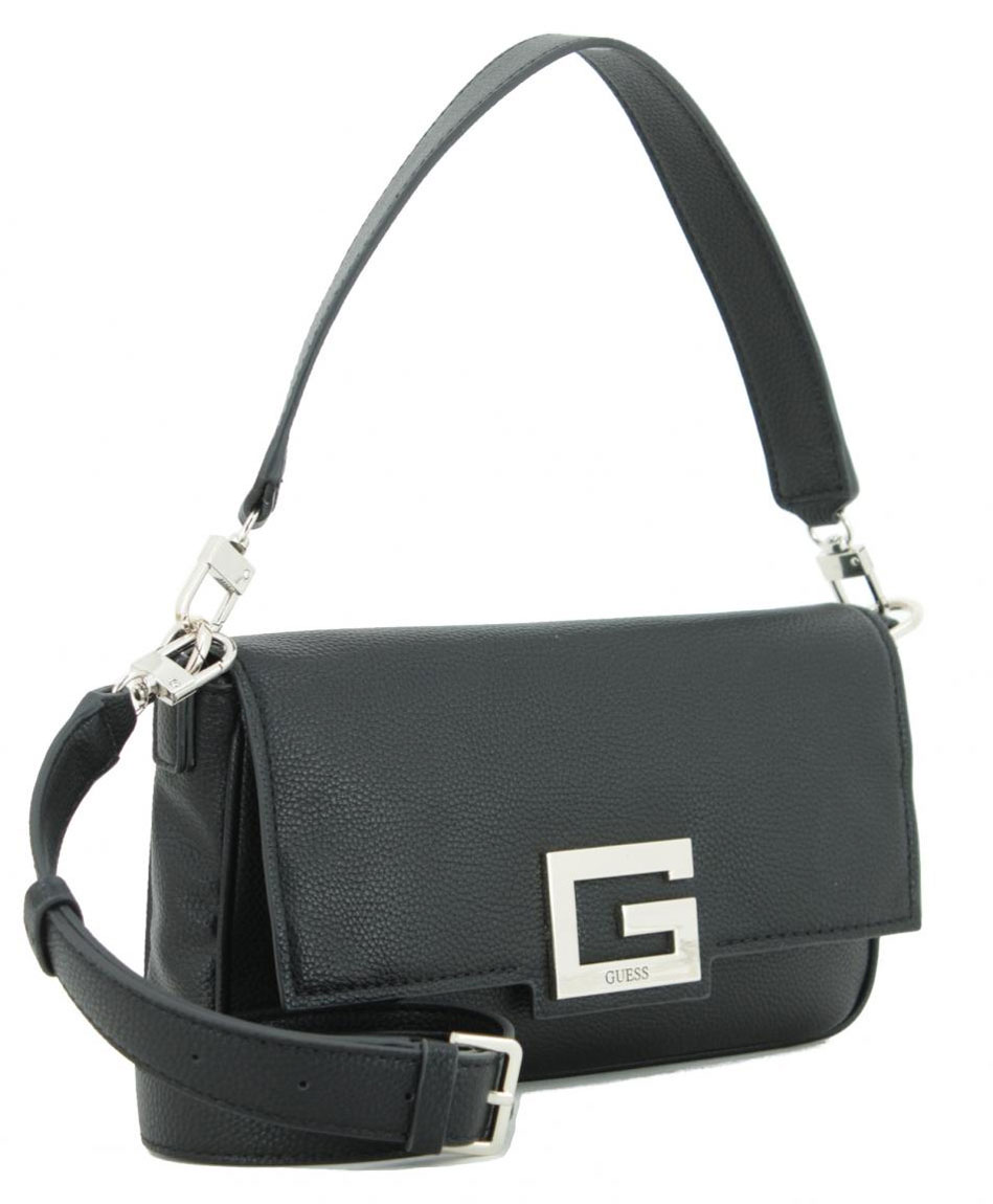 guess brightside shoulder bag black