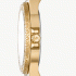 Michael Kors Lennox Pavé Gold-Tone Mesh Watch MK7335